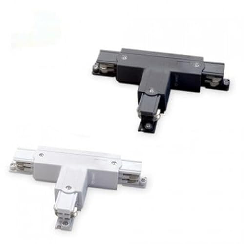 levitantes Connettore T trifase a 3 vie, colore bianco, ideale per interconnessioni elettriche e distribuzione di energia.