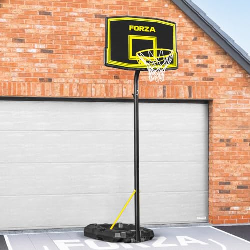 FORZA Basketball Hoop & Stand Unit (Yellow & Black, JS220 | Junior, Post Only)