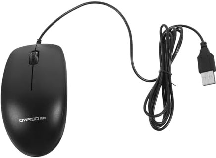 DIYEAH 2 Pièces Souris USB Silencieuse Filaire Souris de Bureau Durable et Pratique pour Travail et Gaming Simple