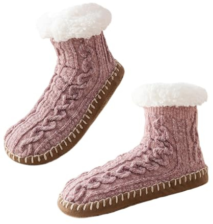 Caudblor Ladies' Cozy Mid-Calf Floor Socks - Non-Slip, Warm & Breathable for Home Use