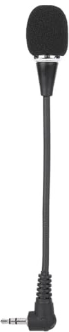 Yechiry Mini Microfono a Condensatore, Attrezzatura Audio Omnidirezionale per Pickup Vocale Resistente Al Sudore, con Spina da 3,5 Mm, Ideale per la Registrazione Professionale, Docente, Docente di