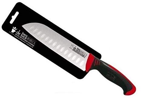 Coltello Cuoco SANTOKU Lama Acciaio Inox CM18 Linea Ho.RE.CA+ SPESS.2,5mm DE LUC