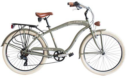 Via Veneto Cruiser, Sun on The Beach - Roues 26, cadre en aluminium, fremos V-Brake