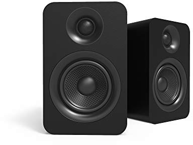 Kanto YU Passive 4 Passive Bookshelf Speakers with 1 Silk Dome Tweeter | External Amplifier Required | Pair | Matte Black