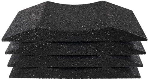 HASKYY Set di 4 scarpe per pneumatici, 600 x 300 x 64 mm fino a 285, in granulato di gomma, larghezza 300 mm