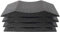 HASKYY Set di 4 scarpe per pneumatici, 600 x 300 x 64 mm fino a 285, in granulato di gomma, larghezza 300 mm