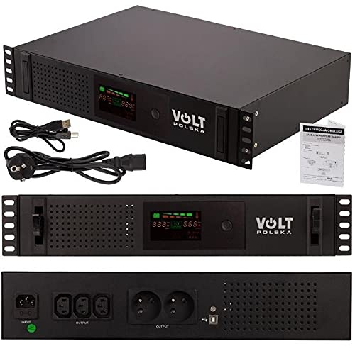 RACK UPS 1200VA 19 2U 2 x 7Ah Adaptador de corriente de emergencia 720 W