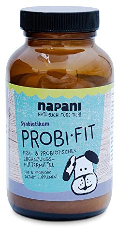 napani ProBi-Fit Probiotika für Hunde mit empfindlicher Verdauung, gezielte Unterstützung der natürlichen Darmflora von Hunden, Probiotisches Ergänzungsfuttermittel für Hunde, 1 x 100g