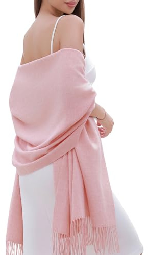 RIIQIICHY Damen Schal Stola Festlich Fur abendkleid Pashmina Schals tücher für Frauen Hochzeit Schultertuch Winter Herbst