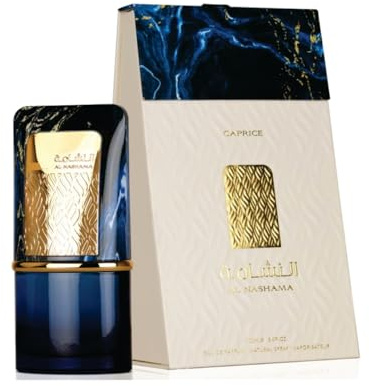 Al Nashama Capricci | Al Nashama Eau de Parfum per uo e don 100 ml | Fragranza al bergamotto e ambra | Profumo unisex Made in Dubai by Sapphire's Choice