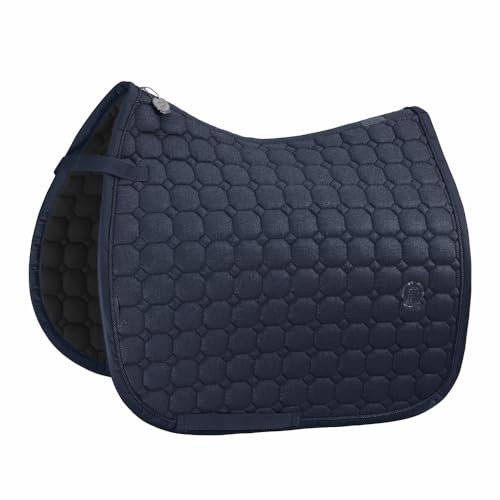 Eskadron Pferde Schabracke Cotton Glitter Atlantic Blue Platinum 2024, Größe:PD
