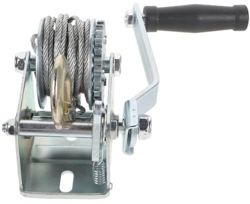 GLEAVI 500lbs Cabrestante Manual Lb Pequeño y Robusto Para Remolque y Carga Pesada