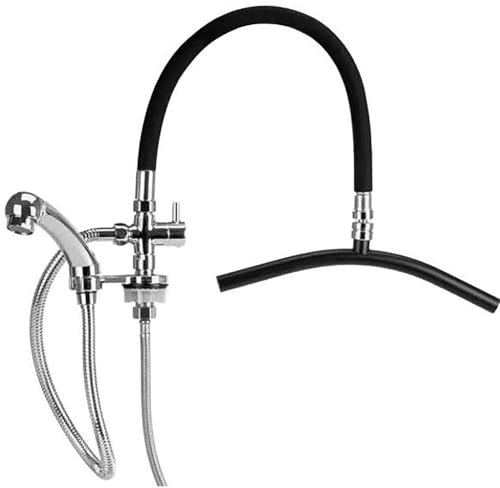 Robinet De Cascade à Tête De Tête Réglable Pour Bol De Shampooing à Salon, Pomme De Douche De Massage Des Cheveux Pour La Thérapie Du Spa Du Cuir Chevelu Et Les Soins Capillaires(Size:Head Spa)