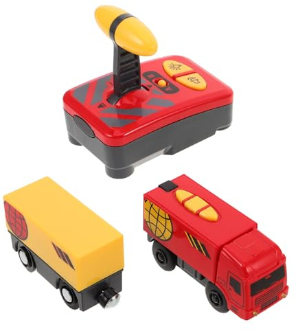 TOYANDONA Trenino Elettrico Vintage per Telecomando Set Modellismo Retro Locomotiva e Esposizione Facile da Usare per Ragazzo e