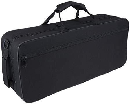 Trompetenkoffer, wasserdicht, Rucksack, Schultertasche, Nylon, für Instrumente, 53 x 23 x 15 cm, Schwarz