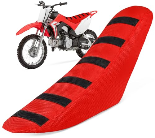 Funda de asiento de motocicleta universal, funda de asiento de motocross para la mayoría de Dirt Bike CRF KXF RM YZ YZF KLX 125 250 150 200 250 350 450 Dirt Pit Bike, Rojo