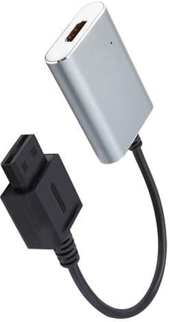 Game Accessories Console to HDTV Converter Game Adapter with Indicator for HDTV Monitor Retro Game Console