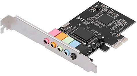 Eminchu PCI-E 5.1 Sound Card Stereo Card for 7 Desktop Computer, for Home Theater Entertainment