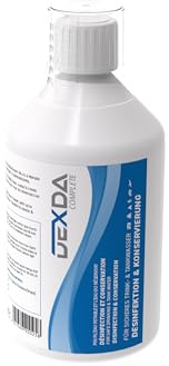 WM aquatec – DEXDA Complete 500 ml zur Trinkwasserdesinfektion & Wasserkonservierung für Camping, Wohnmobile, Boote uvm. – konserviert insgesamt 5.000 Liter Trink- & Tankwasser – Made in Germany