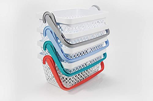 Ecoplast Cesta multiuso portabiancheria stendibiancheria OOPLA con ganci per appenderla