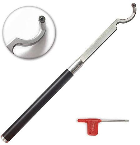 YAOBAO Outil De Creusage, Outils De Tournage sur Bois Burin Rotatif Outil À Main pour Tour À Bois Outil De Burin De Tour Outil À Main