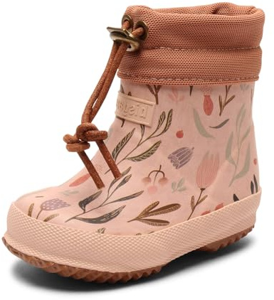 bisgaard Unisex Kinder Thermo Baby Rain Boot, Rose Flower, 21 EU