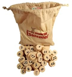 Eselspiel ~ Das Stuhrer Eselspiel, 81 Spielsteine ~ 4 Stapel ~ 2-6 Spieler