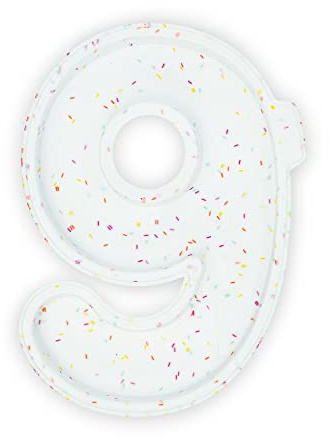 Céco Set of 2 Silicone Moulds for Layer Cake, Number Cake, Number 9