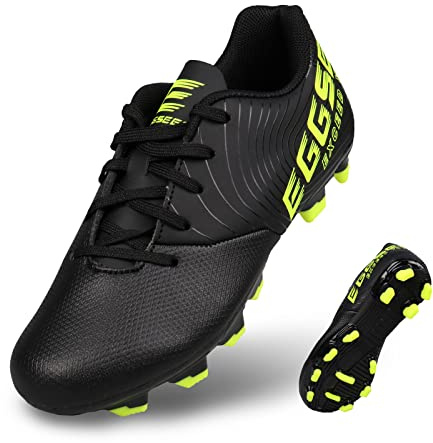 Boys Football Boots Kids FG/AG Soccer Shoes Water Repellent Athletics Sneakers Football Cleats for Training & Matches