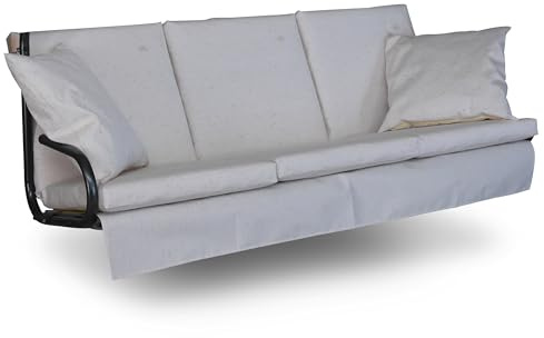 ANGERER Hollywoodschaukel Auflage Sun beige | passend für viele 3-Sitzer Hollywoodschaukeln, Schaukelauflage mit Reißverschluss, abziehbar & waschbar, Made in Germany