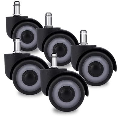 5PCS TPR Gummi Bürostuhl Rad 2 Universal Mute Stuhl Caster Ersatz Rollen Gummi Weiche Sichere Möbel Räder
