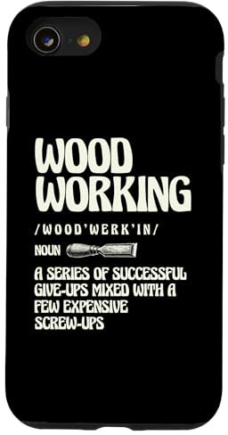 Coque pour iPhone SE (2020) / 7 / 8 Définition du travail du bois Tour tourneur à bois