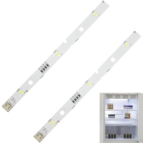 2 Stück LED-Lichtleiste für RONGSHENG/HISENSE-Kühlschrank,Kühlschrank-Lichtleiste,Ersatz-Kühlschranklampe kompatibel mit Kenwood Kühlschrank,KIFF5017 KIFF5020 KIFF7017 KIFF7020 KIFF7020 ﻿