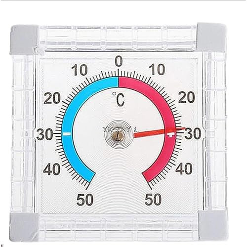 2-Pack Outside Self-Adhesive Window Door Thermometer, Accurately Measure Temperature, Digital Outdoor Thermometer Weatherproof, Suitable For Window And Outdoor Use