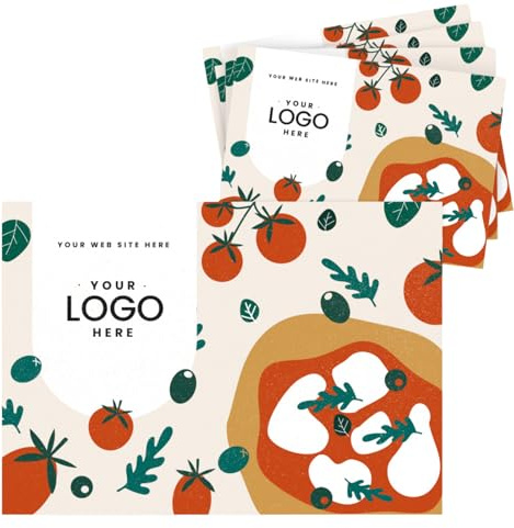 Tovagliette Americane in Carta Monouso Personalizzabili – Modello Pizza | Tovagliette Sottopiatto per Bar, Colazioni, Ristoranti e Uso Domestico | 29,7 x 42 cm (500pezzi)