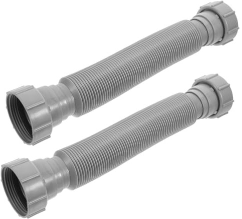 Tofficu 2pièces Tuyaux De Drainage Flexibles Réglables Pour Évier De Cuisine Système Évacuation Élargissable Pour Lavabo Et Bac à Vidange Anti-fuite Et à Haute Pression