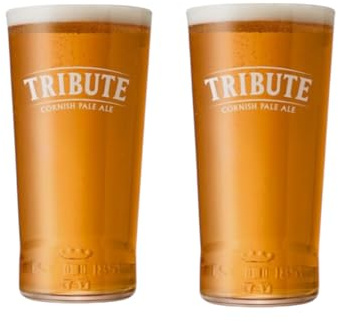 Laurie's Pub and Bar Accessories Tribute Pint Glass Set of 2
