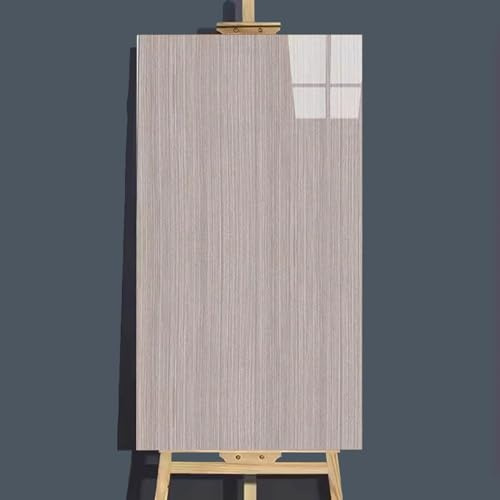 Minglez Dalle de Plafond Dalles de Plafond à Coller en PVC Imitation Bois, Panneaux Muraux Adhésifs 40 x 80cm, Papier Peint Décoratif pour Plafond de Salle de Bain Ou de Cuisine(Gray/A,15 Pack)