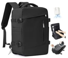 SZLX Mochila De Vacío Equipaje De Mano Mujeres, Mochila Airbag Con Sistema De Vacío Para Viajes, Ryanair Mochila De Viaje Tamaño Cabina Con Bomba Impermeable Maleta De Vacío Para Hombres