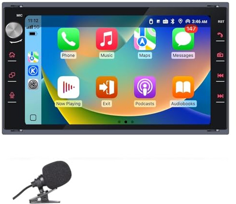 para Volkswagen Polo, Passat, Golf 4, Jetta MK3/MK4. Autoradio con Pantalla de 7 y CarPlay & Android Auto inalámbricos. Compatible con Radio, Bluetooth, FM, USB, DSP y RDS.