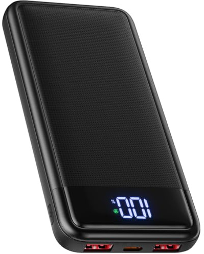 XGXL Power Bank, Slimmest 22.5W Batería Externa 13800mAh, USB C Entradas y Salidas Cargador Portatil Carga Rápida Bateria Portatil Compatible con iPhone 16 15 14 13 12 Pro MAX iPad Tablet etc.(Negro) | USB C In&Out con indicador LED, apto para vuelos y viajes, cargador portátil para iPhone 17, 16, 15 Pro, Galaxy, Xiaomi, etc