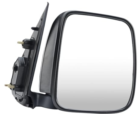 Rearview Wing Mirror Assembly Compatible For Toyota Hiace TRH/KDH 200 2005 2006-2013 Textured Black Fully Manual Folding Car Accessories(1pc right)