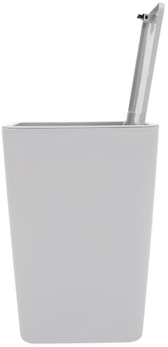 Alasum Cestino della Spazzatura con Coperchio a Ribalta, Contenitore Compatto Salvaspazio per Bagno e Cucina, Secchio per Rifiuti Pratico e Resistente, Accessorio la Casa Facile