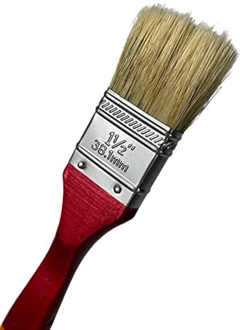 1 pennello da pittore, 38 mm, in acrilico, universale, piatto