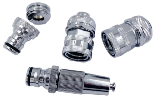 Gartenset 3/4 Profi Gardena komp. 2xSchnellverbinder + 1 Hahnanschluss + Adapter auf 3/4 + Gartenspritze