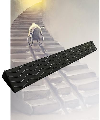 Rampe Auffahrrampe Bordsteinrampe Rollstuhlrampe Auffahrkeil Türschwellenrampe Schwellenrampe Auffahrhilfe (in) Verschiedene Höhenunterschiede 10-105mm,Laderampe Fahrrad Fahrzeug Bürgersteig Rollstuhl
