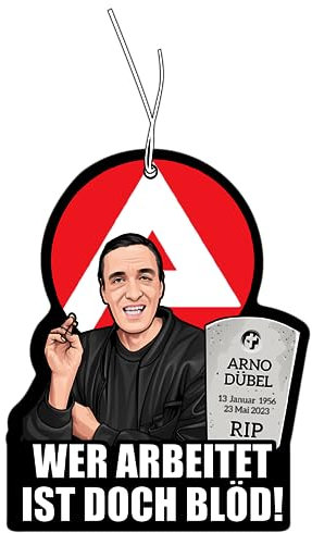 2 tasselli Arno – chi lavora è stupido, albero profumato auto divertente, distributore di profumo auto, albero profumato auto tuning, auto freshener, ciondolo profumato auto, set di albero profumato