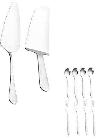 ABOOFAN 1 Satz Kuchen Pfannenwender Löffel Backform Spatel zum Zuckerguss Block Blech Utensil küchenwerkzeug küchengeräte Kuchen Geschirr Dessertgeschirr Rostfreier Stahl Silver