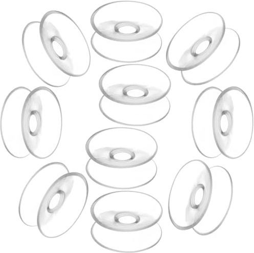 HOMOCONO 10stücke Seitiger Saugnapf Aus Kunststoff Für Glasfenster Doppelseitige Glaspads Transparente Pvc-saugnäpfe Kleiner Glas-saugnapf Für Spiegel Glas Tisch Wand Zuhause Badezimmerorga
