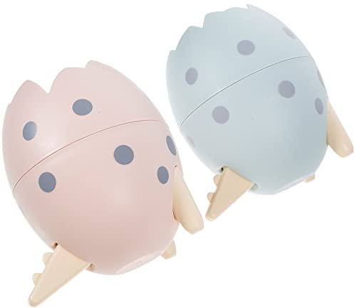 LALAFINA 2stücke Dinosaurier-ei-form Pinselhalter Für Schreibtisch Stiftehalter Aus Kunststoff Make-up-aufbewahrungshalter Schreibwaren-organizer Für Studenten Aufbewahrungsbehälter